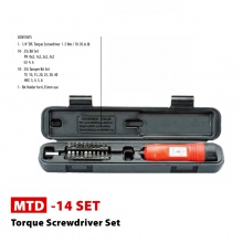 MTD-1408SET 扭力起子套装1-8NM(14PCS)
